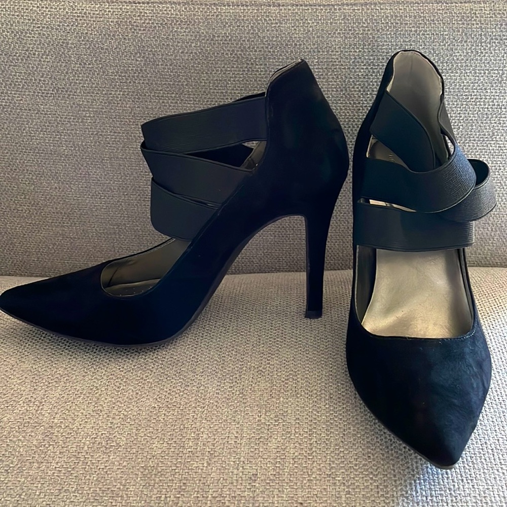 Black Strappy Heels